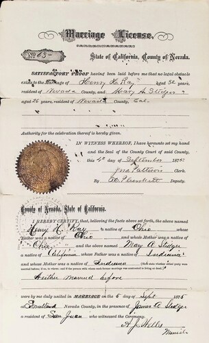 Click to see DR 6 R-5 of Marriage Certificates (DR 6 R)
