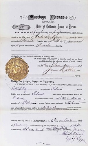 Click to see DR 6 R-6 of Marriage Certificates (DR 6 R)
