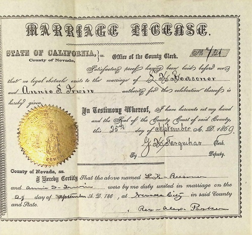 Click to see DR 6 R-7 of Marriage Certificates (DR 6 R)