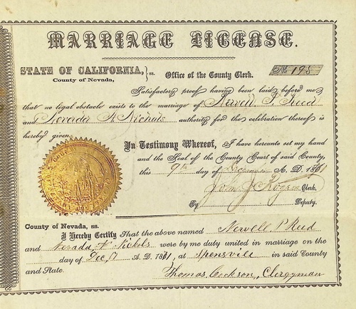 Click to see DR 6 R-12 of Marriage Certificates (DR 6 R)