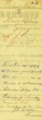 Click to see DR 6 R-13 of Marriage Certificates (DR 6 R)