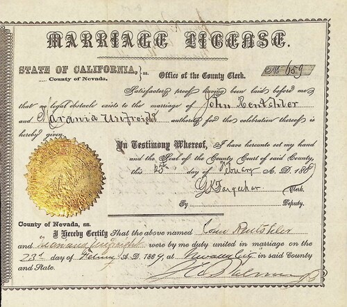 Click to see DR 6 R-15 of Marriage Certificates (DR 6 R)