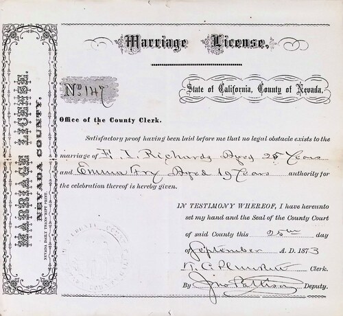 Click to see DR 6 R-18 of Marriage Certificates (DR 6 R)