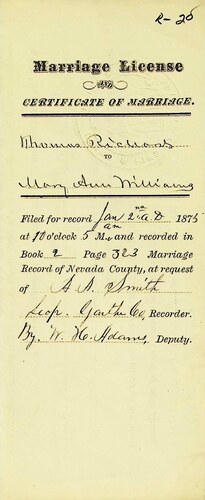 Click to see DR 6 R-20 of Marriage Certificates (DR 6 R)