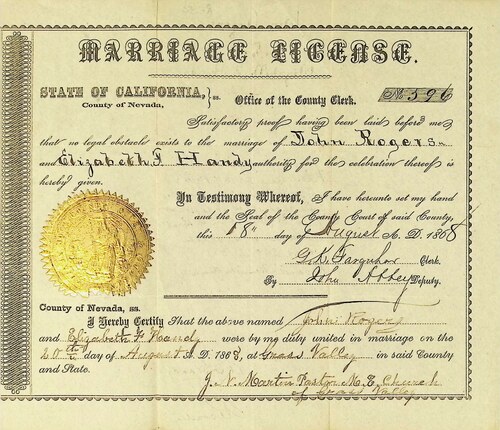Click to see DR 6 R-30 of Marriage Certificates (DR 6 R)