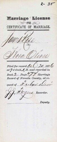 Click to see DR 6 R-35 of Marriage Certificates (DR 6 R)