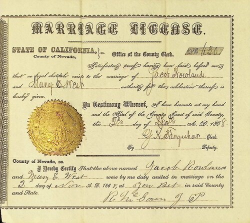 Click to see DR 6 R-39 of Marriage Certificates (DR 6 R)
