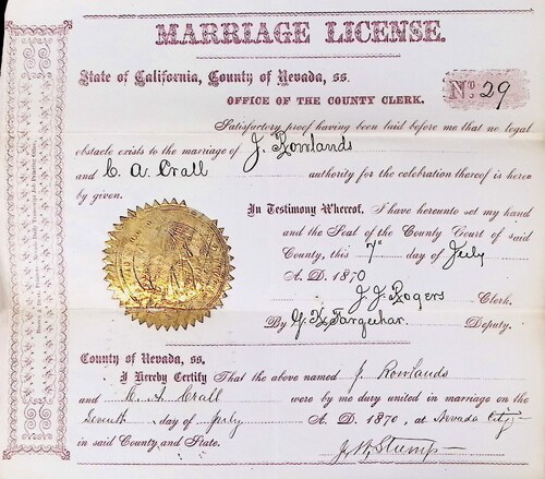 Click to see DR 6 R-40 of Marriage Certificates (DR 6 R)