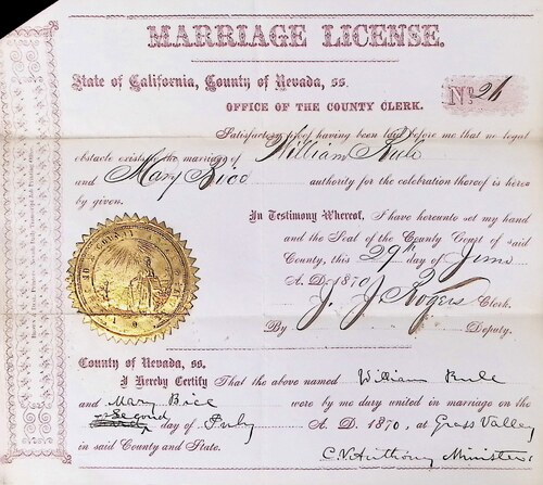 Click to see DR 6 R-41 of Marriage Certificates (DR 6 R)
