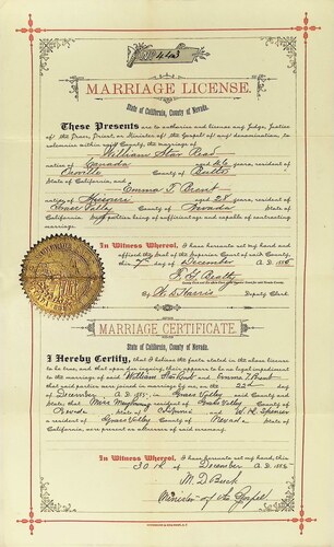 Click to see DR 6 R-45 of Marriage Certificates (DR 6 R)