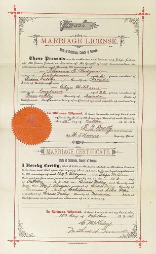 Click to see DR 6 R-46 of Marriage Certificates (DR 6 R)