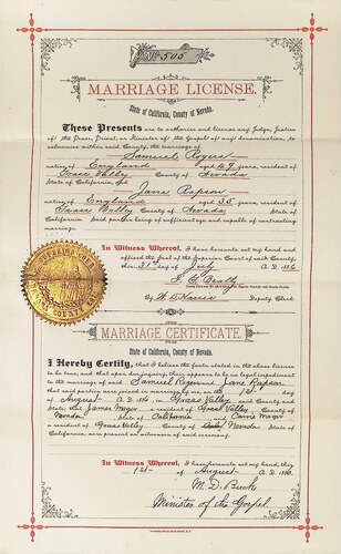 Click to see DR 6 R-47 of Marriage Certificates (DR 6 R)
