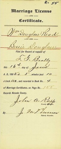 Click to see DR 6 R-55 of Marriage Certificates (DR 6 R)