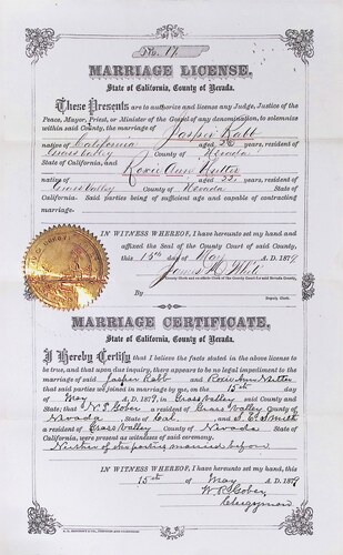 Click to see DR 6 R-68 of Marriage Certificates (DR 6 R)