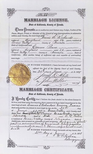 Click to see DR 6 R-69 of Marriage Certificates (DR 6 R)