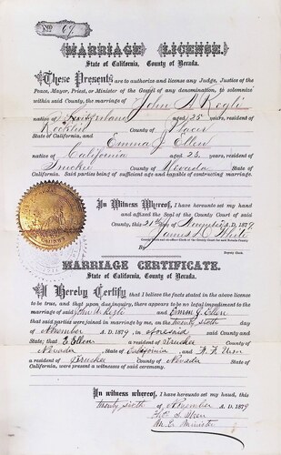 Click to see DR 6 R-70 of Marriage Certificates (DR 6 R)