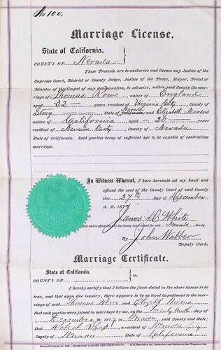 Click to see DR 6 R-75 of Marriage Certificates (DR 6 R)
