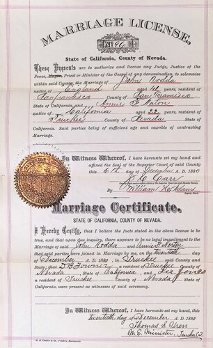 Click to see DR 6 R-77 of Marriage Certificates (DR 6 R)
