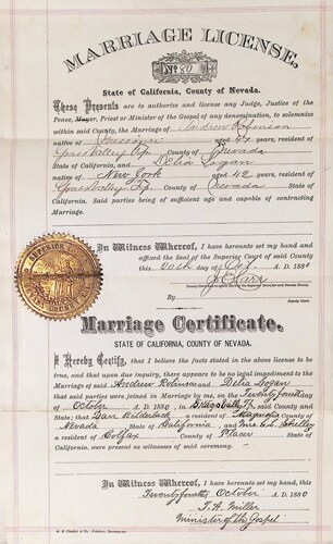 Click to see DR 6 R-81 of Marriage Certificates (DR 6 R)
