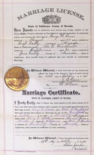 Click to see DR 6 R-82 of Marriage Certificates (DR 6 R)