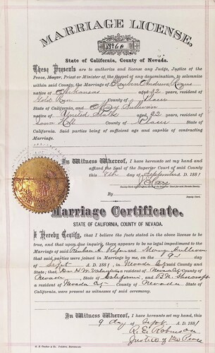 Click to see DR 6 R-83 of Marriage Certificates (DR 6 R)