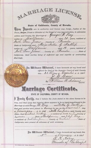 Click to see DR 6 R-84 of Marriage Certificates (DR 6 R)