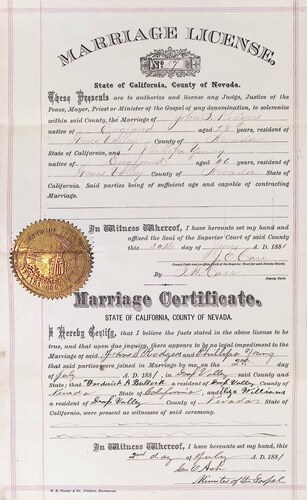 Click to see DR 6 R-86 of Marriage Certificates (DR 6 R)