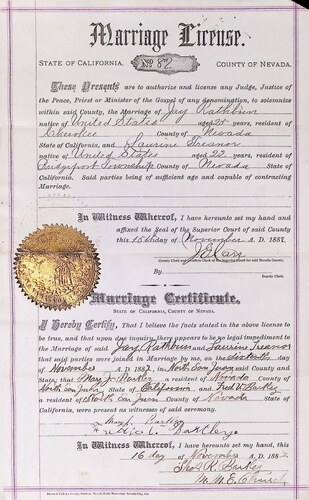 Click to see DR 6 R-90 of Marriage Certificates (DR 6 R)