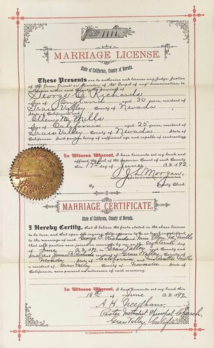Click to see DR 6 R-98 of Marriage Certificates (DR 6 R)