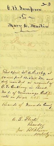 Click to see DR 6 S-3 of Marriage Certificates (DR 6 S)