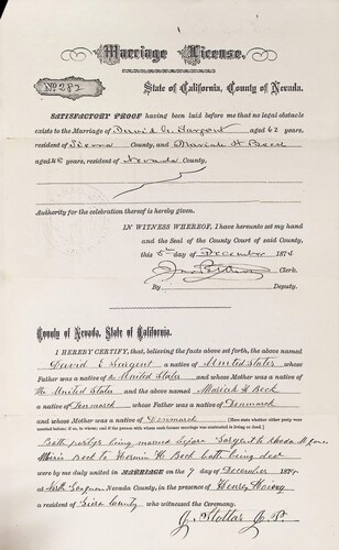 Click to see DR 6 S-4 of Marriage Certificates (DR 6 S)