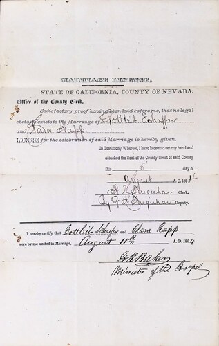 Click to see DR 6 S-7 of Marriage Certificates (DR 6 S)