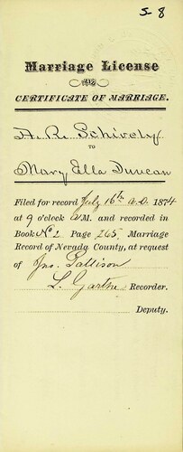 Click to see DR 6 S-7 of Marriage Certificates (DR 6 S)