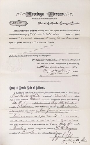 Click to see DR 6 S-8 of Marriage Certificates (DR 6 S)