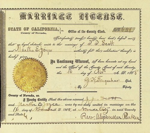 Click to see DR 6 S-15 of Marriage Certificates (DR 6 S)