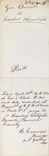 Click to see DR 6 S-18 of Marriage Certificates (DR 6 S)