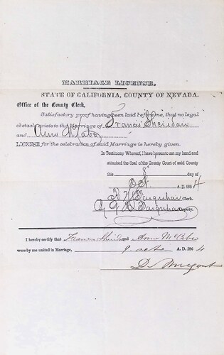 Click to see DR 6 S-21 of Marriage Certificates (DR 6 S)