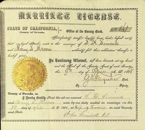 Click to see DR 6 S-30 of Marriage Certificates (DR 6 S)