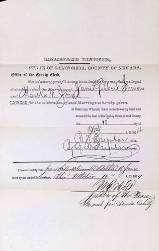 Click to see DR 6 S-32 of Marriage Certificates (DR 6 S)