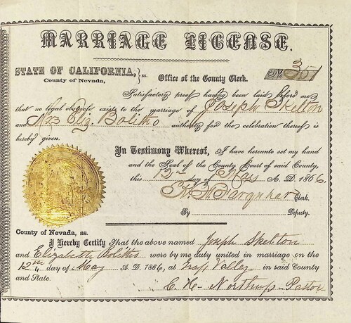 Click to see DR 6 S-36 of Marriage Certificates (DR 6 S)