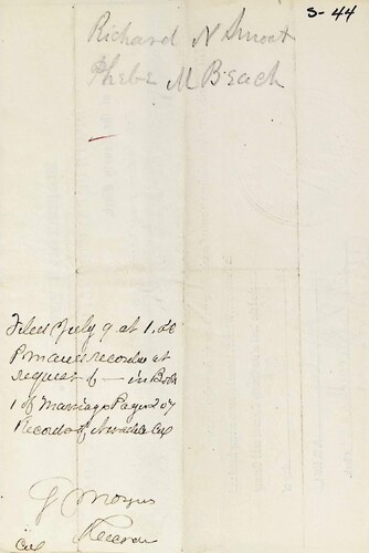 Click to see DR 6 S-44 of Marriage Certificates (DR 6 S)