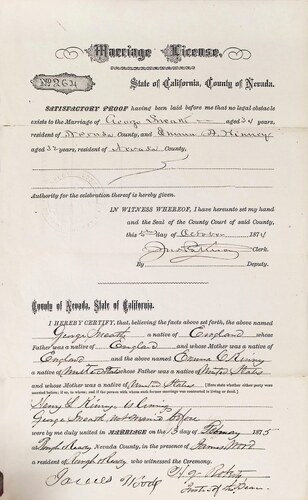 Click to see DR 6 S-46 of Marriage Certificates (DR 6 S)