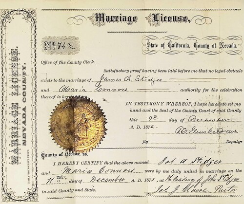 Click to see DR 6 S-57 of Marriage Certificates (DR 6 S)