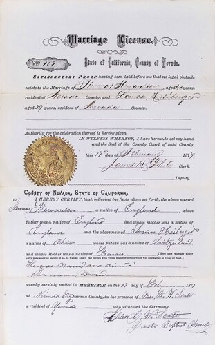 Click to see DR 6 S-60 of Marriage Certificates (DR 6 S)