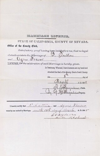 Click to see DR 6 S-69 of Marriage Certificates (DR 6 S)