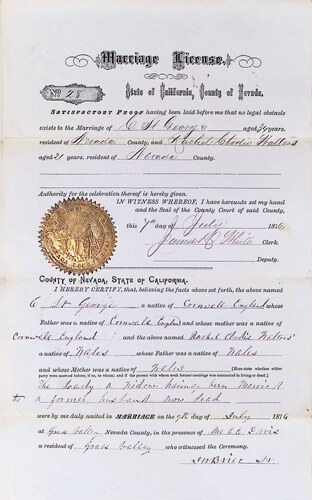 Click to see DR 6 S-71 of Marriage Certificates (DR 6 S)