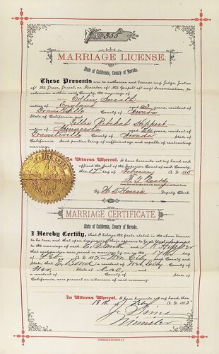 Click to see DR 6 S-76 of Marriage Certificates (DR 6 S)