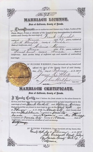 Click to see DR 6 S-79 of Marriage Certificates (DR 6 S)