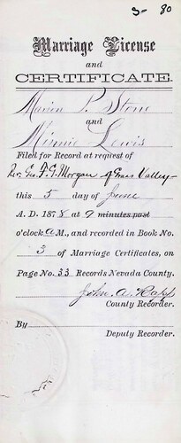 Click to see DR 6 S-80 of Marriage Certificates (DR 6 S)