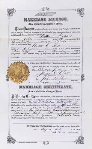 Click to see DR 6 S-85 of Marriage Certificates (DR 6 S)